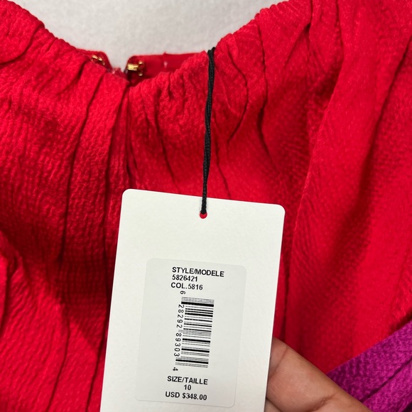 AMUR Matilda Color Block Strapless Bustier Size 10 NWT $348 - Picture 5 of 8